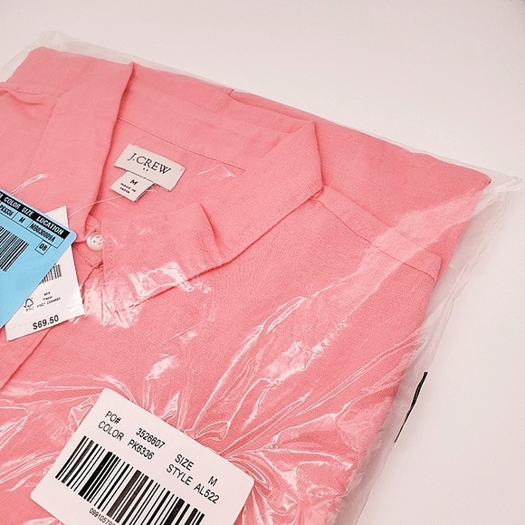 J.Crew Linen-Cotton Shirt in Perfect Fit in S, M. - Picture 7 of 7